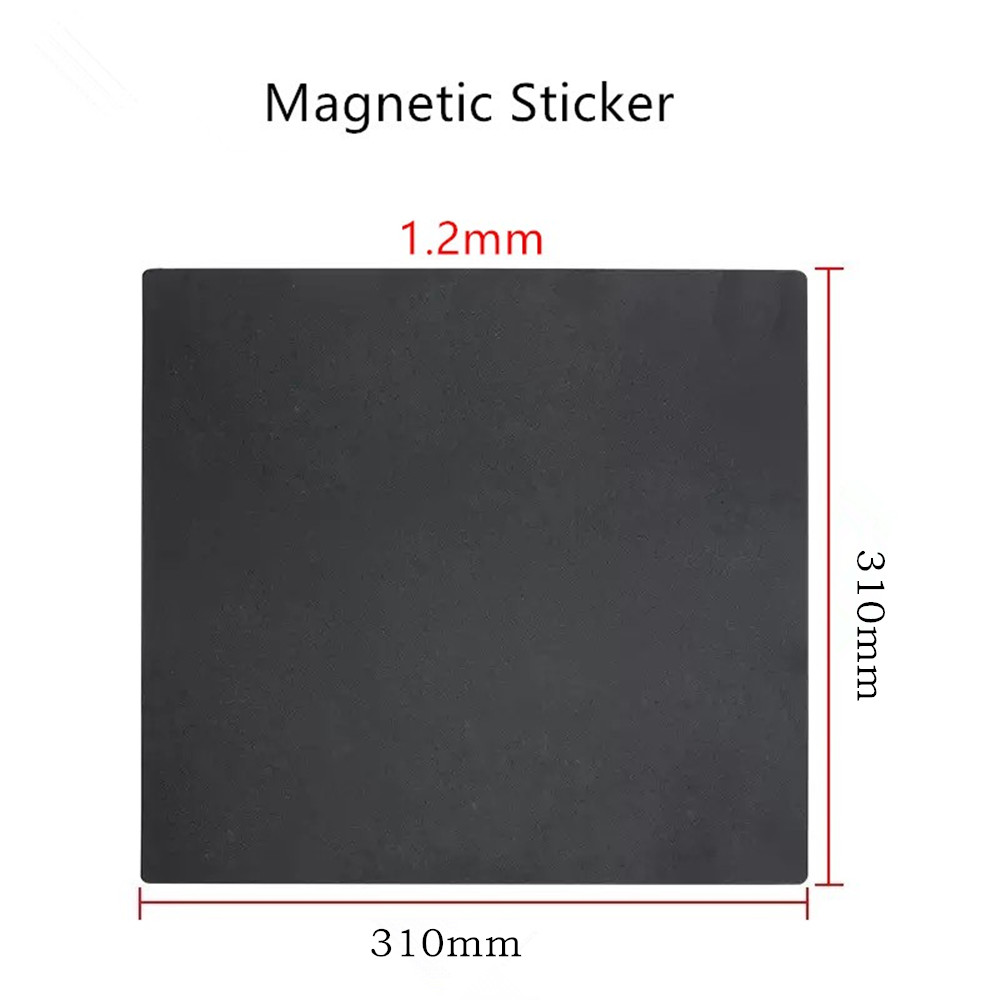 3D Printer Bed - Etiqueta Magnética de 310x310mm para Impresora