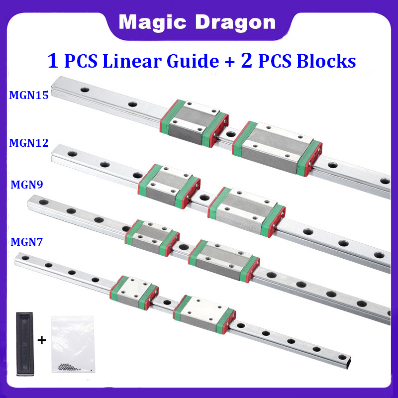 Linear Rail Mgn12H Set - 1 unidad MGN7 MGN12 MGN15 MGN9