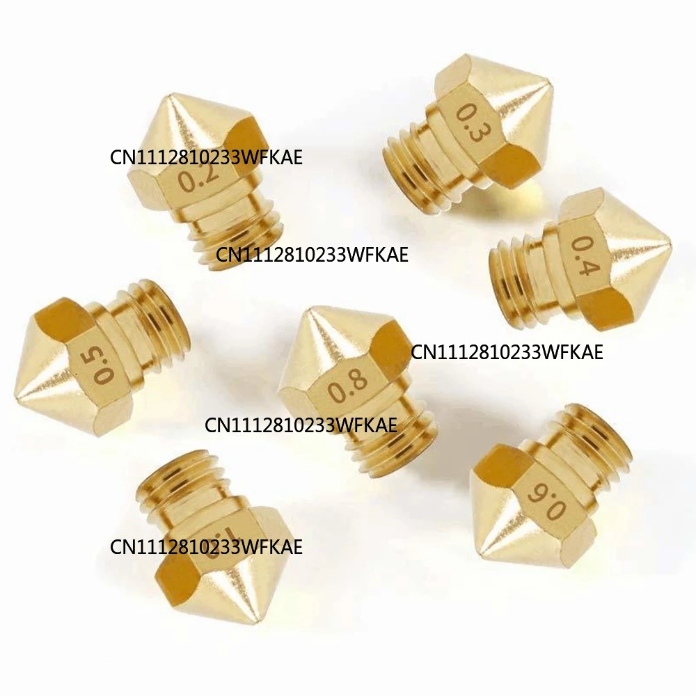 Printer Nozzle - 5 boquillas extrusoras MK10 M6 de