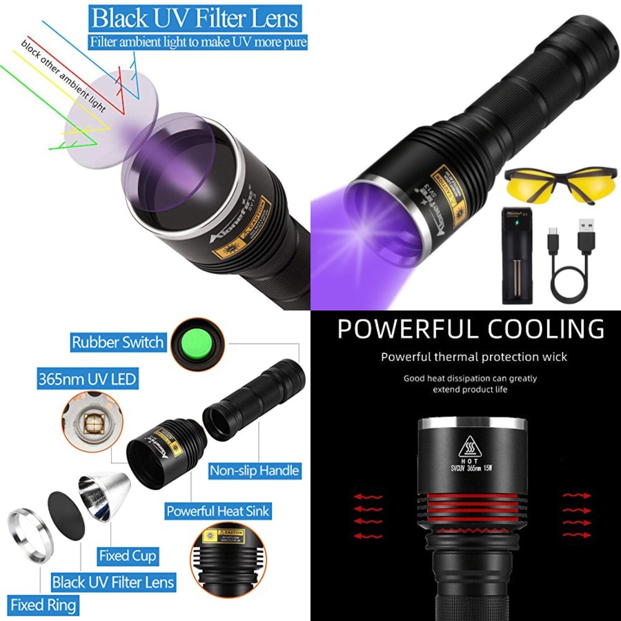 Uv Resin - Linterna UV Recargable SV13 de 15W