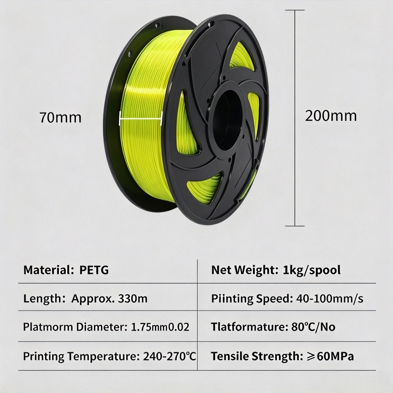 Filamento para impresora 3D PE - Filament 1.75 reseña y precio