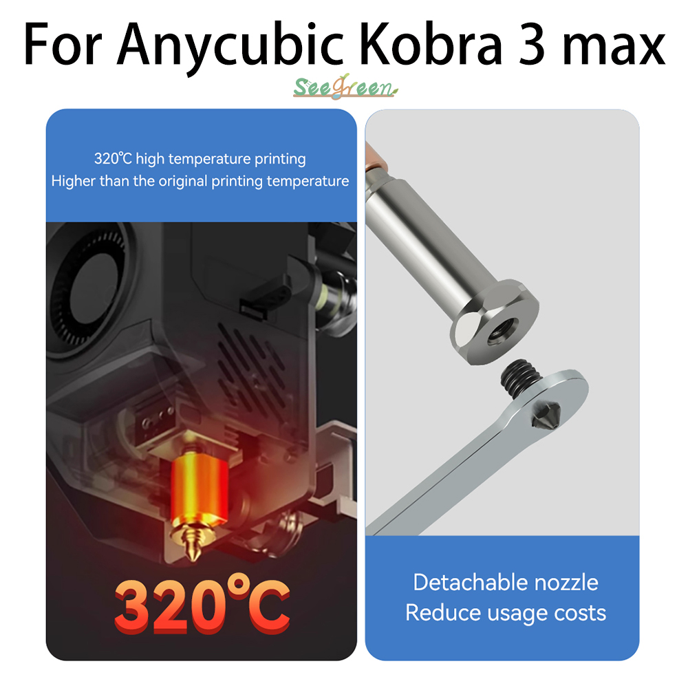 Nueva boquilla mejorada para A - Hotend 0.4Mm reseña y precio